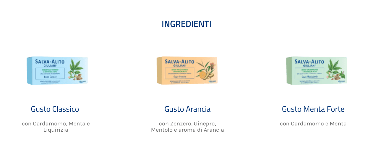 ingredienti salva alito